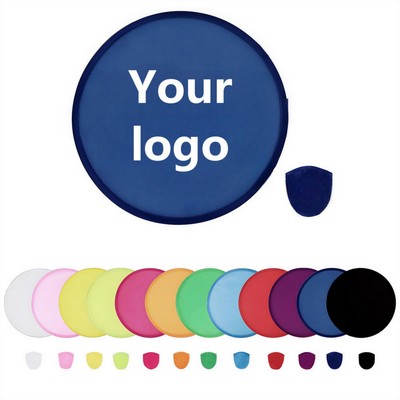 Portable Nylon Foldable Hand Fan Pop Up Flyer
