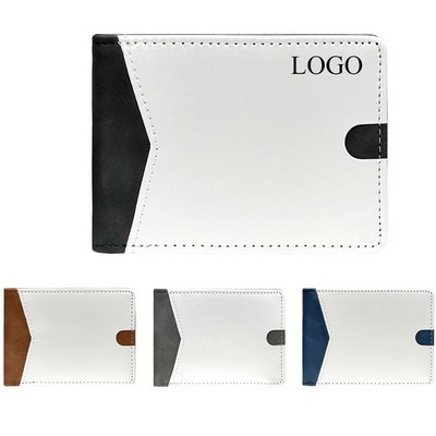 Men's PU Leather Wallet With Multiple Card Slots