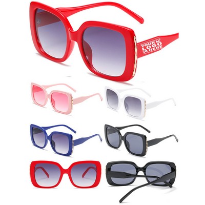 Classic Square Frame Sunglasses