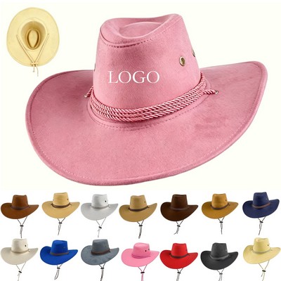 Lightweight And Airy Western Hat With Braided Band