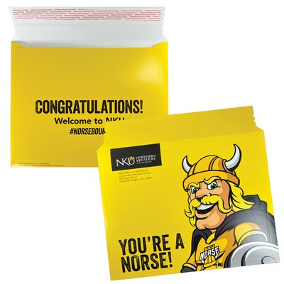 Conformer Capacity Mailer with Adhesive Strip Closure Printed Full Color