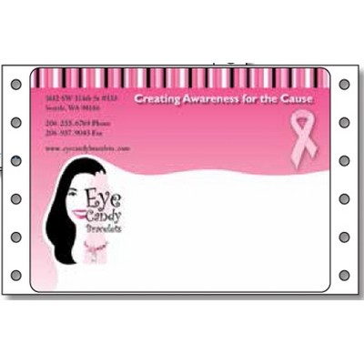 Custom Spot Color Typewriter Mailing Labels on Roll (4"x2 15/16")