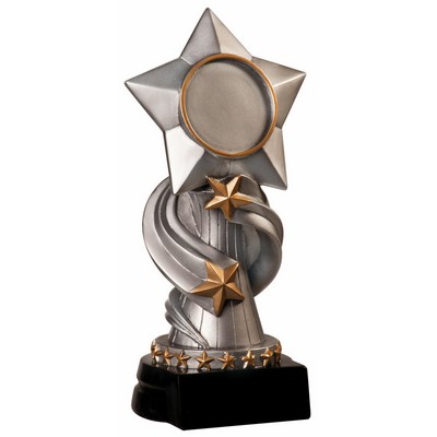 Encore Resin Star Award Insert Holder 2" - 6 1/2" Tall
