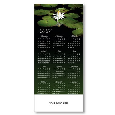 2027 Water Lily Magnetic Calendar