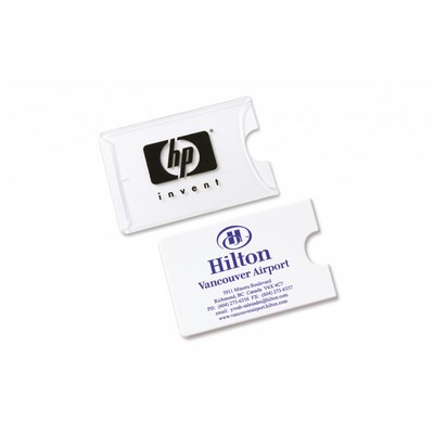 Card Protector with Transparent Top (Screen/Pad Print)