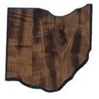 Ohio State Shaped Plaque (8¼"x9½")