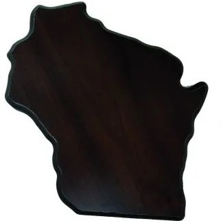 Wisconsin State Shaped Plaque (7½"x8")