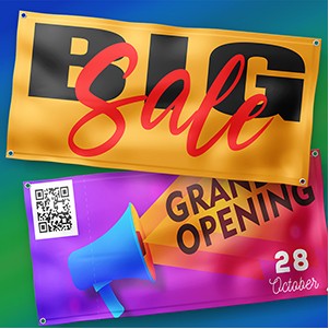 13 Oz. Reinforced Vinyl Digital Banner (3' x 10')