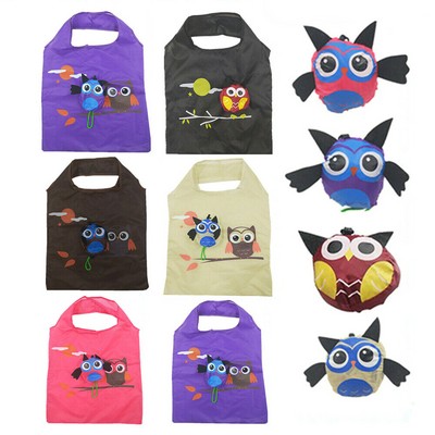 Reusable Animal Shape Foldable Polyester Shopping Bag