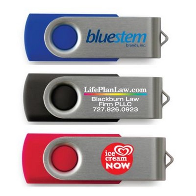 Hanford 2GB USB Swivel Flash Drive