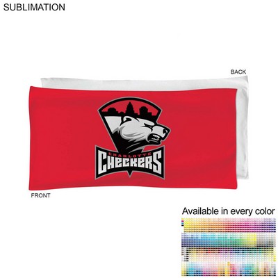 Colored Microfiber Terry Pool, Gym Towel, Sublimated in Any PMS color Edge to Edge 1 Side (20"x40")
