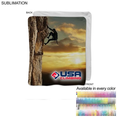 Ultra Soft and Smooth Microfleece Blanket, Sublimated Edge to Edge 1 Side (50"x60")