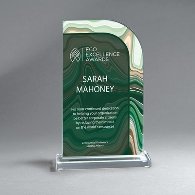 Large Green Sedona Ridge Award