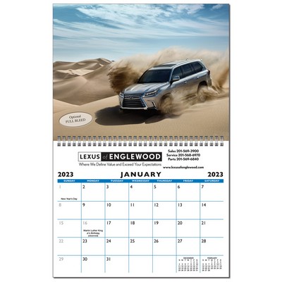 Custom 13 Image Appointment Style Calendar