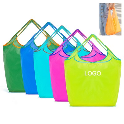 Polyester Portable Shopping Tote Bag