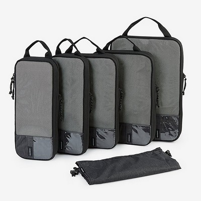 BagsMart 6" 1 Compression Packing Cubes - Black