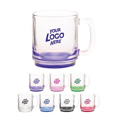 9 oz, Glass Coffee Mugs