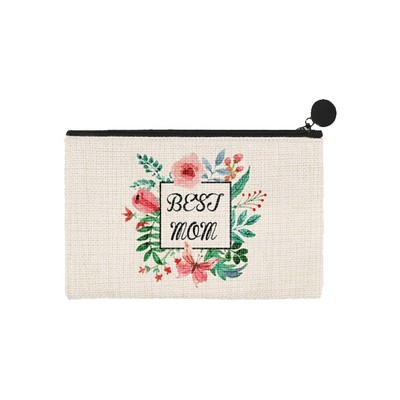 Linen Zippered Bag