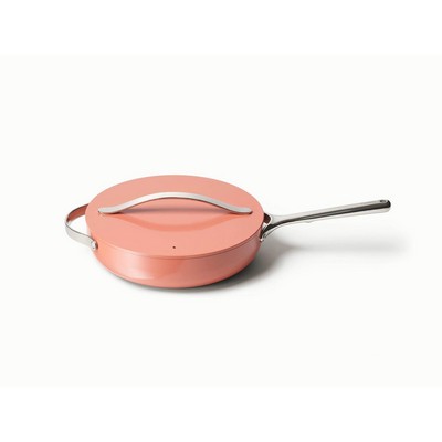 Caraway 4.5Qt Nonstick Ceramic Saute Pan W/ Lid Perracotta