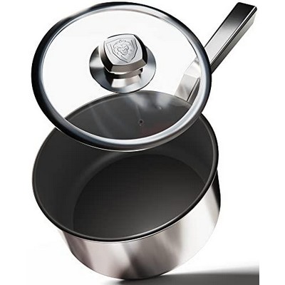 Dalstrong 3 Quart Sauce Pot - The Oberon Series - Eterna Non-Stick Coating -3-Ply Aluminum Cookware