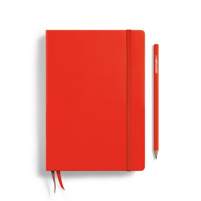 A5 Medium Hardcover Notebook - Lobster, Squared Pages