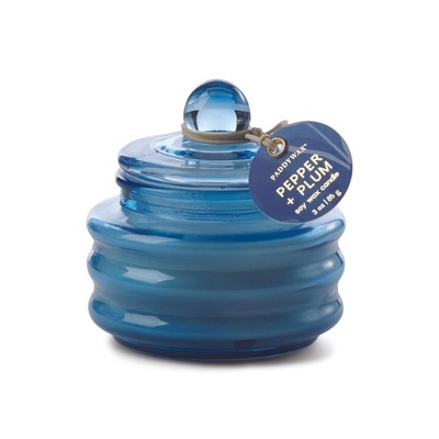 Beam 3 Oz Bright Blue Glass - Pepper + Plum