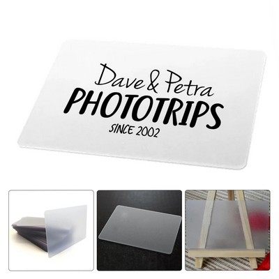 Transparent Pvc Business Card