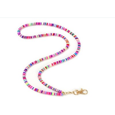 Beaded Lanyard-Clay