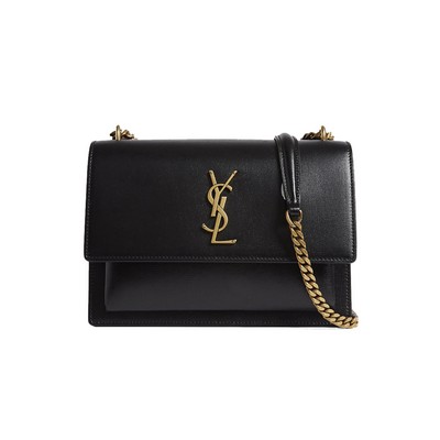 Yves Saint Laurent Sunset Medium Gold Chain Bag