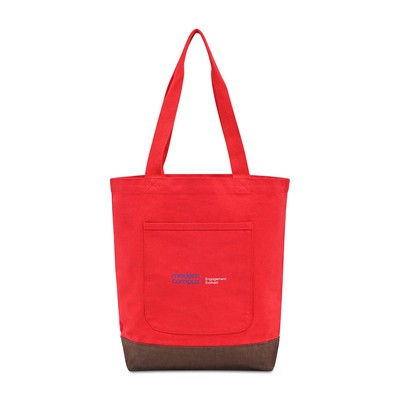 Ivy Recycled Cotton Tote - AWARE™ - Crimson