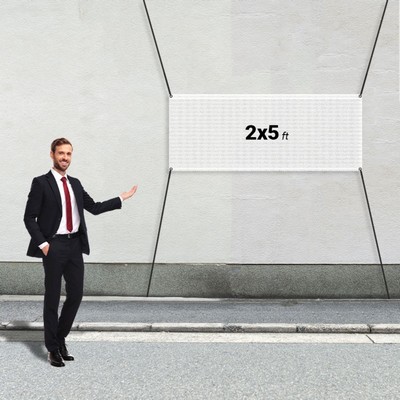 Custom 2' X 5' Mesh Banners