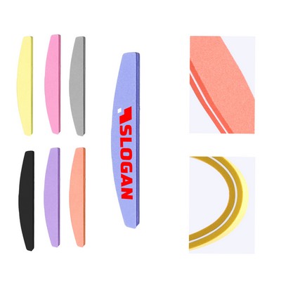 Half-Moon Sponge Nail File