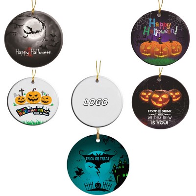 3" Ceramic Halloween Ornament