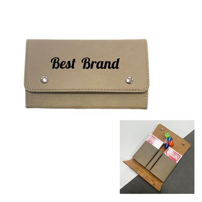 Laserable Leatherette Playing Card Box