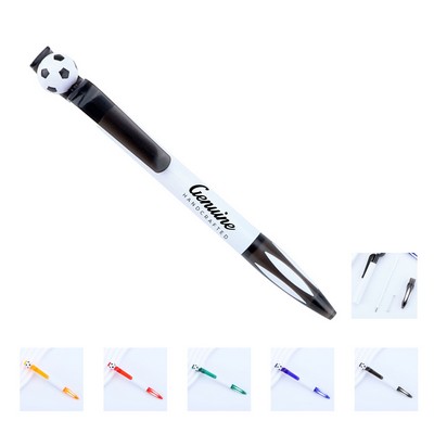 Plastic Soccer Ballpoint Pen