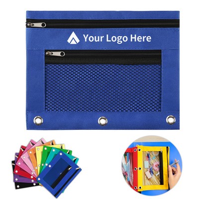 3 Ring Binder Pencil Pouchs