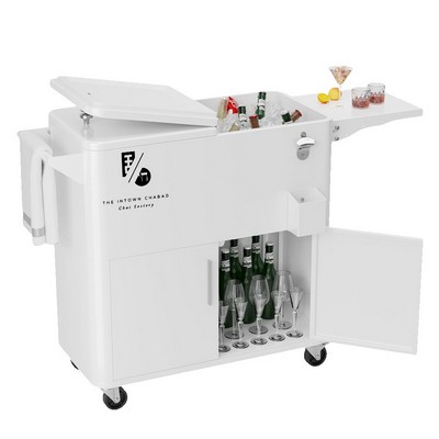 80 QT Patio Cooler with Storage