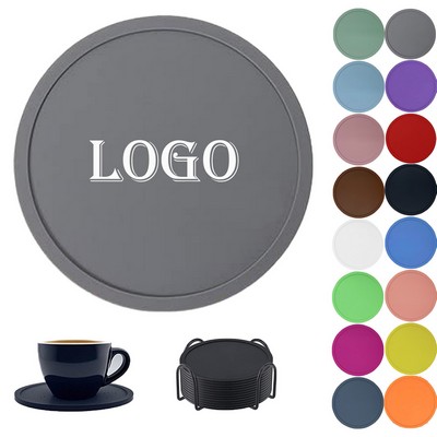 Non Slip Round Silicone Jar Opener Coaster