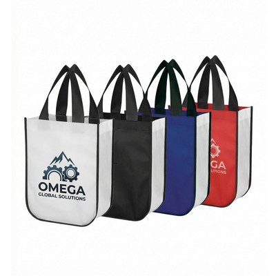 Customizable Embossed Laminated Shopping Bag