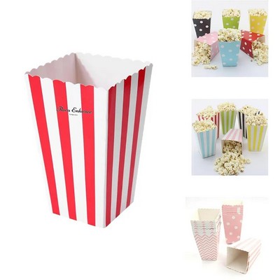 Custom Movie Night Party Paper Popcorn Buckets