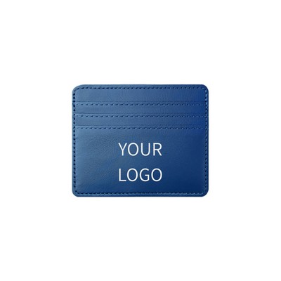 Slim PU Leather Card Holder Minimalist Credit Card Wallet