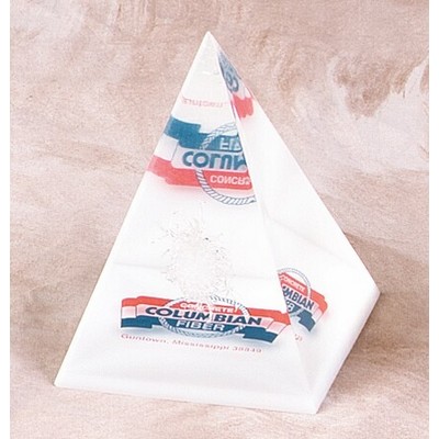 Lucite 4 Sided Pyramid Embedment (2 3/4"x2 3/4"x2 1/2")