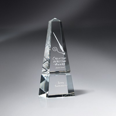 Medium Optic Crystal Obelisk