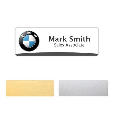 Digitally Printed Name Badge - 1"x3"