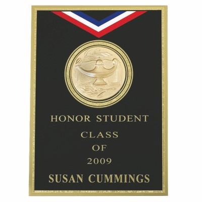 Ribbon Plate w/2" Insert (7" x 10")