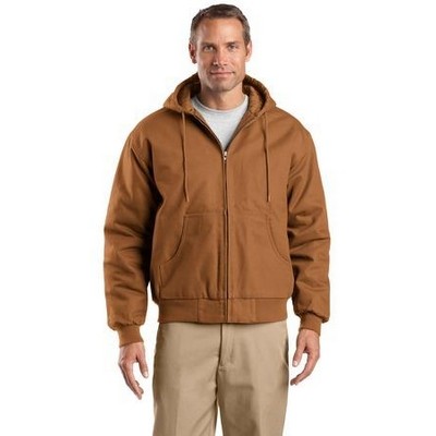 CornerStone® Tall Duck Cloth Hooded Work Jacket.