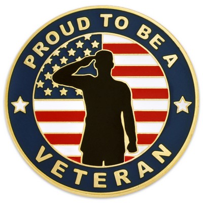 Made In America Veteran Pin