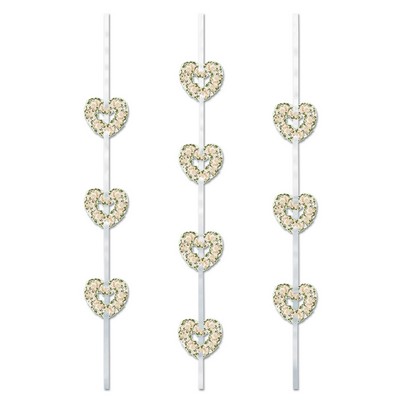 Heart Ribbon Stringer Banner
