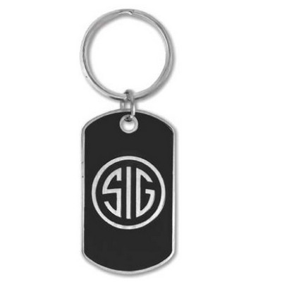 Aluminum Dog Tag w/Screen Print