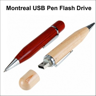 Montreal USB Pen Flash Drive - 256MB Memory